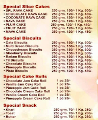 Bangalore Iyangar's Bakery menu 2