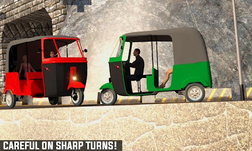 Off Road Mountain Auto Tuk Tuk Rickshaw - náhled