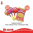 5 Set Combo Kẹo Mút Ulker Yupo Lolipop Và Các Loại Bánh Ulker