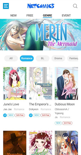 Screenshot NETCOMICS - Webtoon & Manga