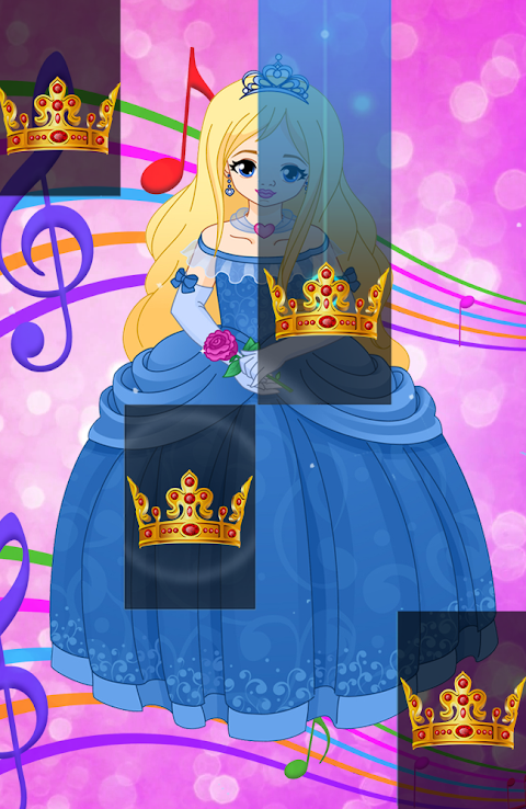 Piano Princess Tiles :  Princess Music Queen Gameのおすすめ画像1