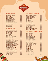 Tandoor Bliss menu 1