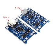 1 Module Sạc Pin Lithium 5V 1A Micro Usb 18650 + Chức Năng Bảo Vệ Kép Tp4056 18650