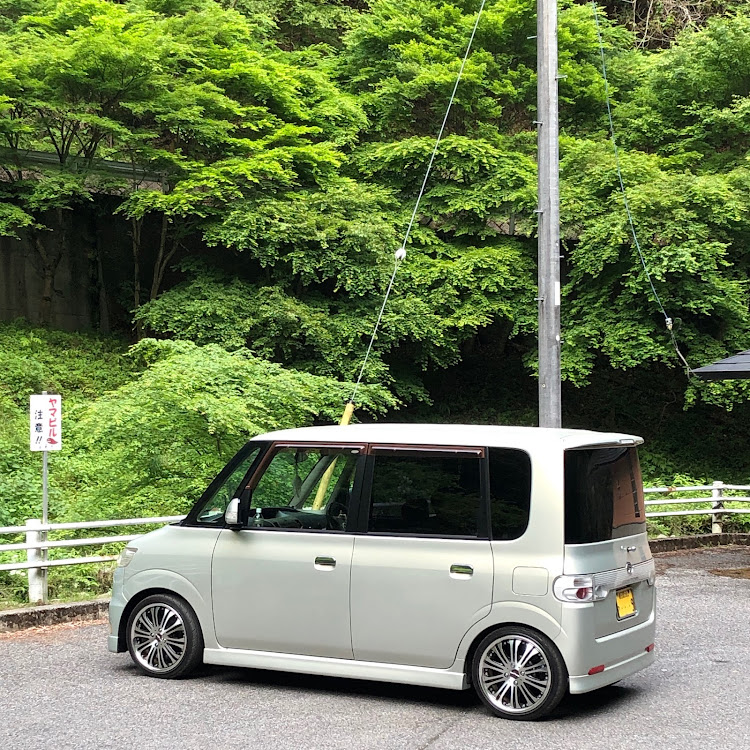 タントカスタムのドライブ・ヤマビル・林道ドライブに関するカスタム事例の投稿画像1枚目