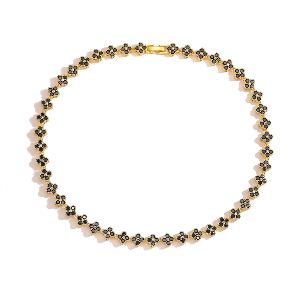 Pulseira Floral com Cristais Coloridos Banhada a Cobre Ouro 18K Elegância e Charm para um Look Sofisticado.