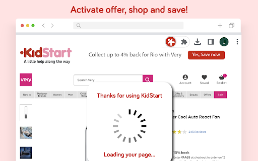 KidStart Savings Prompt