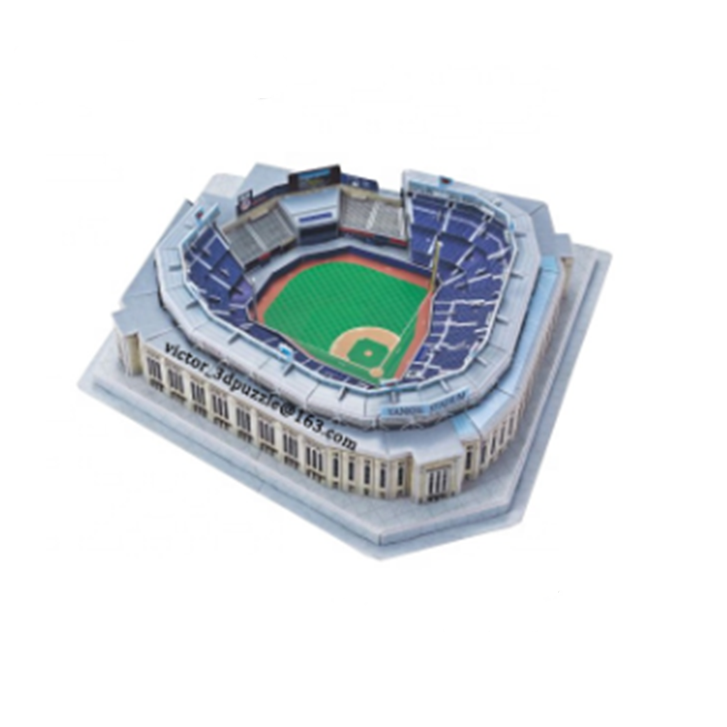 Build your MLB stadium! Three-dimensional jigsaw puzzle for baseball fans. Detailed model, ideal for collectors. Relive 