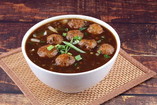 Veg Fried Rice + Veg Manchurian Gravy + Nimbu Paani