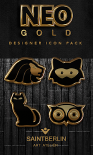Neo Gold Icon Pack - náhled