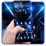 Cover Image of ダウンロード Black Blue Future Theme 1.1.9 APK