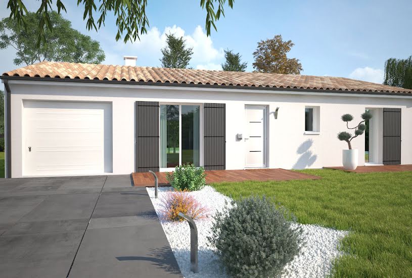  Vente Terrain + Maison - Terrain : 2 400m² - Maison : 100m² à Coutras (33230) 