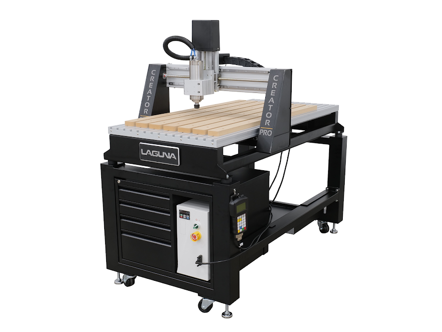 Laguna Tools Creator PRO Desktop CNC Router Machine (2x4) - Ultimate Bundle