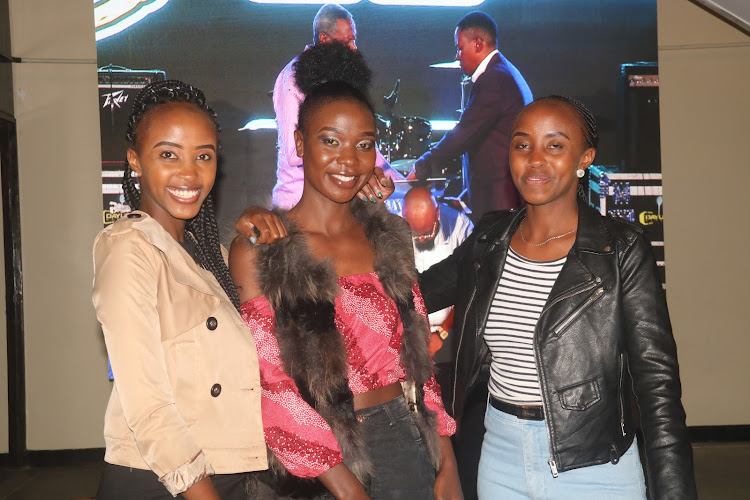 Models Martha Waruguru, Annet Wasike and Mary Waruguru