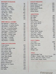 Kesar Restaurant menu 2