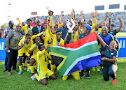 It was happiness all round when Banyana Banyana won the 2017 Cosafa Women's Championships final.    / Samuel Shivambu