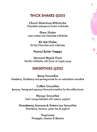 Modern Bistro menu 1