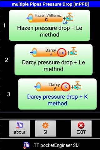 Pressure Drop in multiple pipe