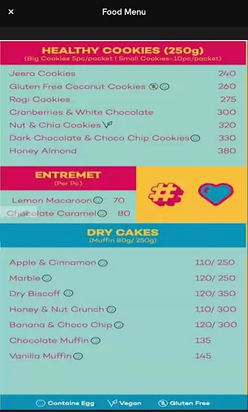 Cafe Delhi Heights menu 