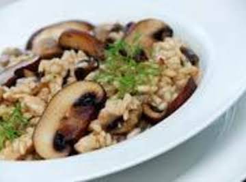 Slow Cooker Risotto with Gourmet Mushrooms