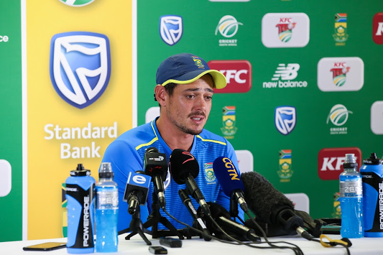 South Africa's Quinton de Kock has retired from Test cricket. Picture: GALLO IMAGESLUBA LESOLLE