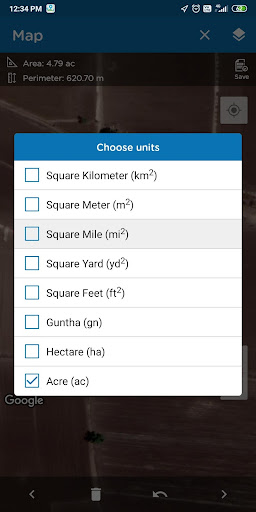 GPS Land Area Calculator