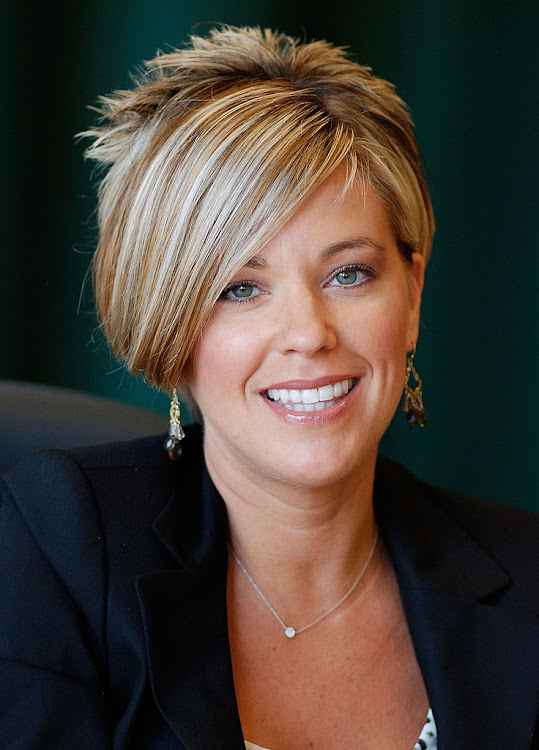 Former reality star, Kate Gosselin who popularised the "Karen" haircut.