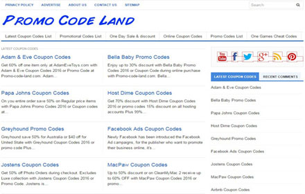 Promo Code Land Preview image 0