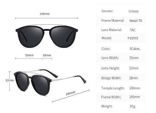 Title 1, Round Frame UV Protection Polarized Sunglasses....