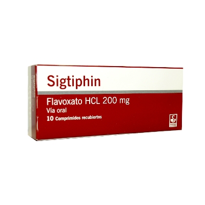 Clorhidrato De Flavoxato Sigtiphin 200 Mg X 10 Comprimidos Siegfried 200 mg x 10 Comprimidos