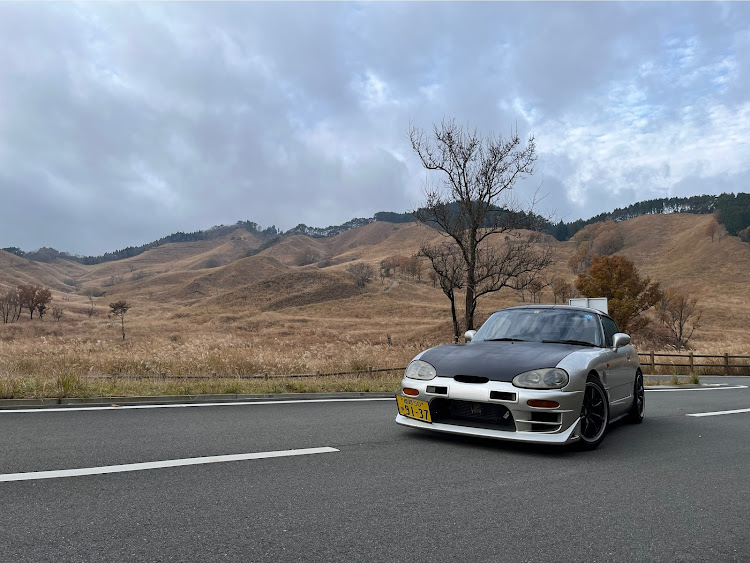 カプチーノの2023ベストショット11月・砥峰高原ススキ・冬がはじまるよ・乗り納めドライブ・紅葉コラボに関するカスタム事例の投稿画像6枚目