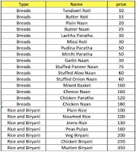 Tandoori Delight menu 2