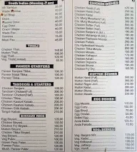 Reddy's Restaurant menu 1