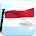 Indonesia Flag 3D Free icon