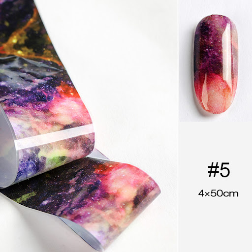 Title 11, Popular Nail Applique Retro Night Starry Sky St...