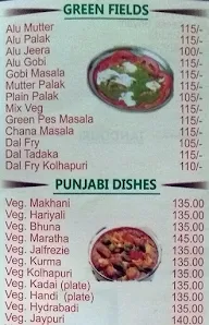 Choice Only Veg menu 2