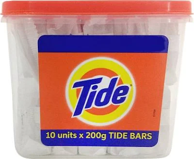 Tide Detergent Bar Soap - 200*5 gm