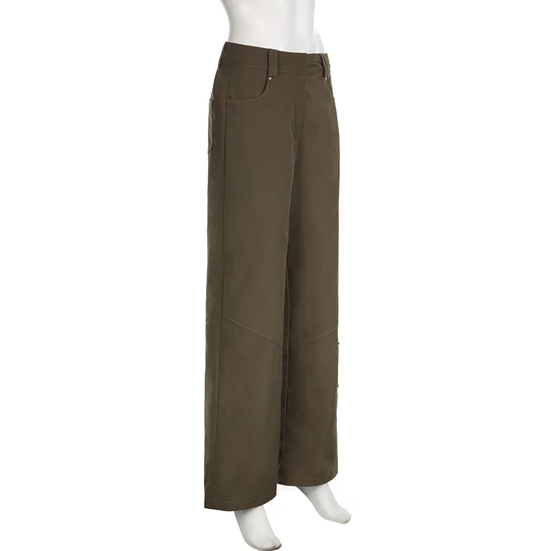 Title 18, Pantalones Casuales Holgados para Mujer Estilo ...