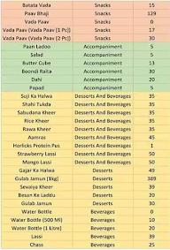 Dabba Garam menu 2