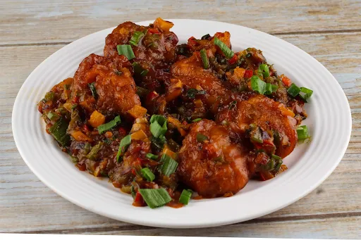 Boneless Chicken Manchurian Dry [8 Pieces]