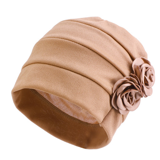 Title 8, Ethnic Headscarf Chemotherapy Two Flower Headgear