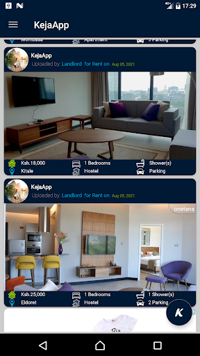 Screenshot KejaApp Real-estate