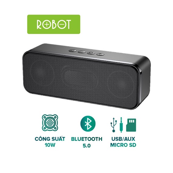 [Mã Elmall6 Giảm 6% Đơn 300K] Loa Bluetooth Robot Rb520 Công Suất 10W 1200Mah Super Bass Stereo Original