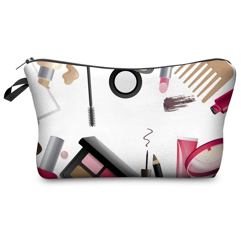 Title 6, Dames make-up organizer clutch met print Multif...