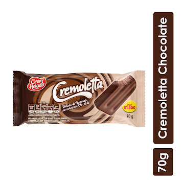 Paleta Cremoletta   Chocolate X70 Gr 