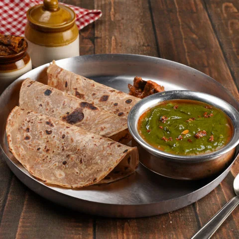 Sarson Ka Saag, 3 Paratha Meal