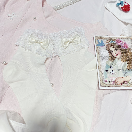 Title 5, Bowknot Strawberry Skin-friendly Cotton Soft So...