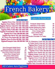 French Bakery menu 1