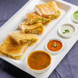 Vegetable Spring Masala Dosa