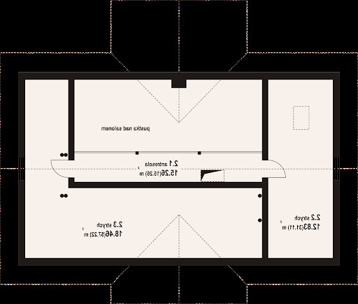 Annobór dw - Rzut antresoli