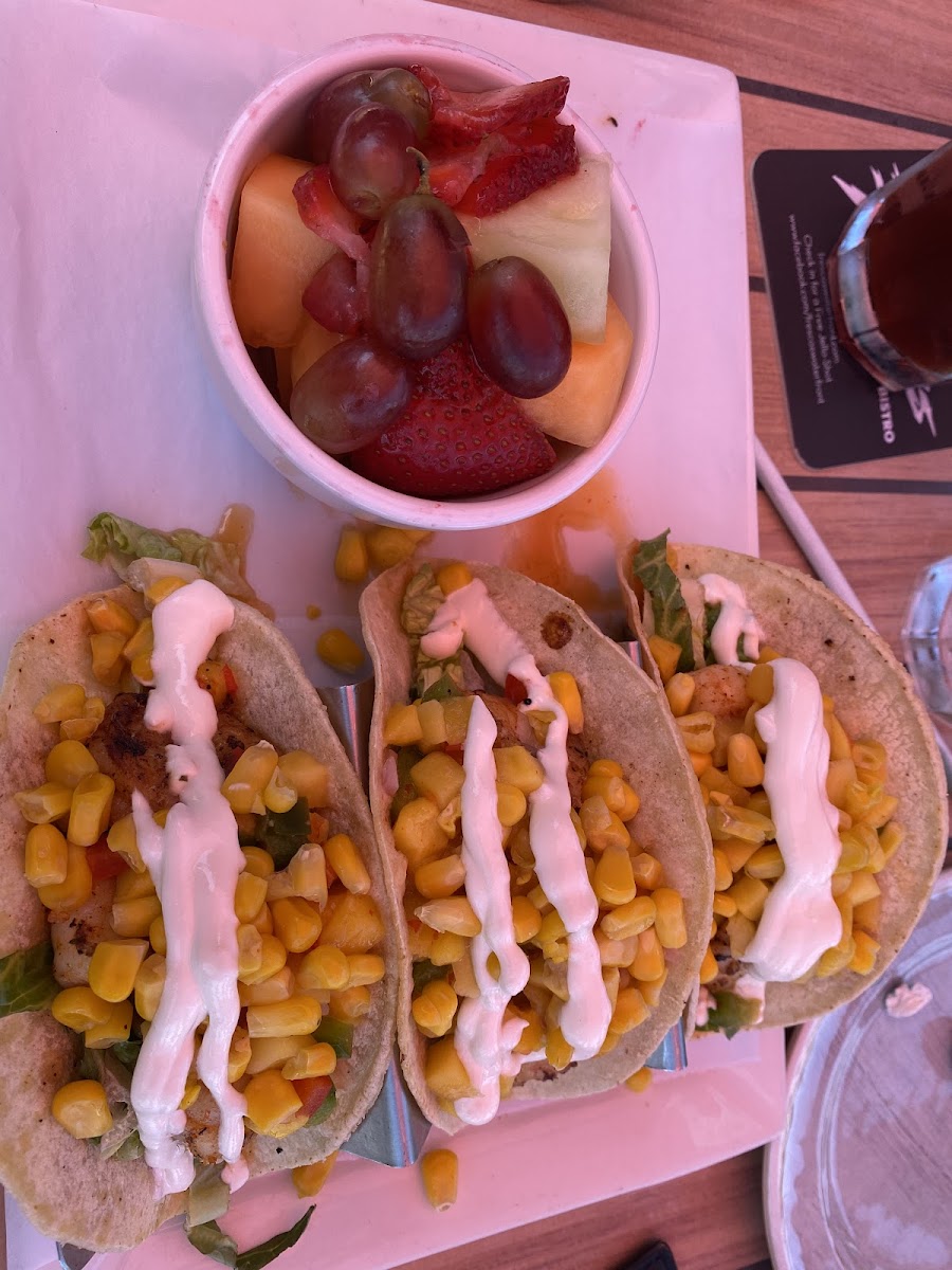 Shrimp tacos!